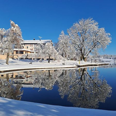 Hotel-Pension Seebad "Seegenuss-Natur-Spa" Sulzberg Bagian luar foto