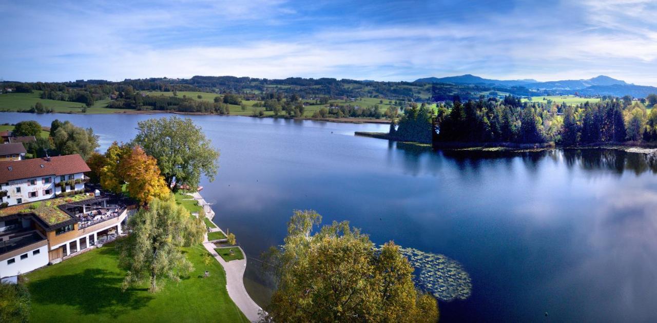 Hotel-Pension Seebad "Seegenuss-Natur-Spa" Sulzberg Bagian luar foto