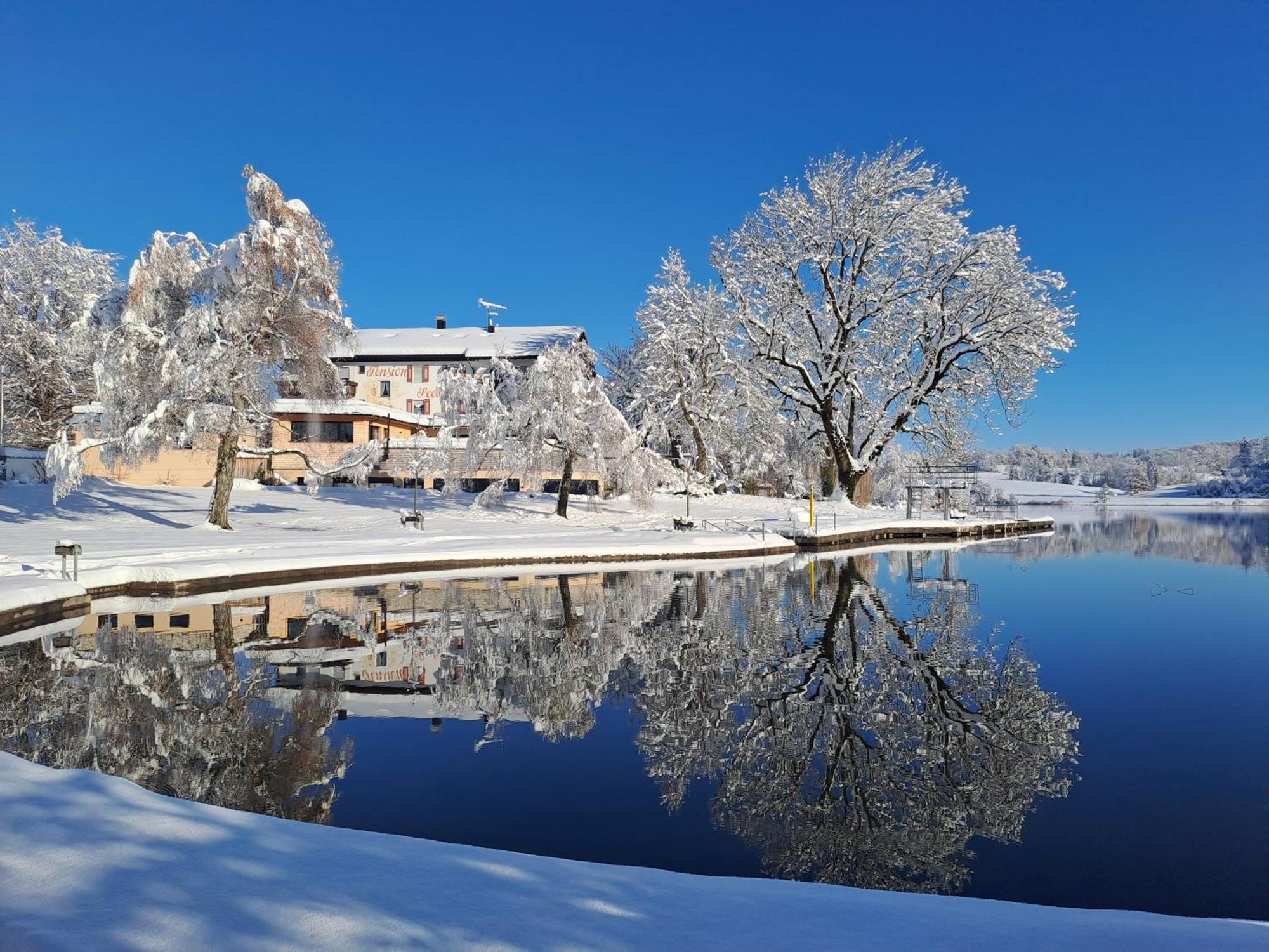 Hotel-Pension Seebad "Seegenuss-Natur-Spa" Sulzberg Bagian luar foto